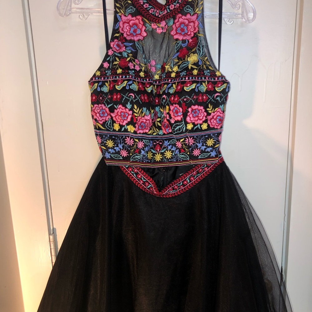 Festive floral dress
